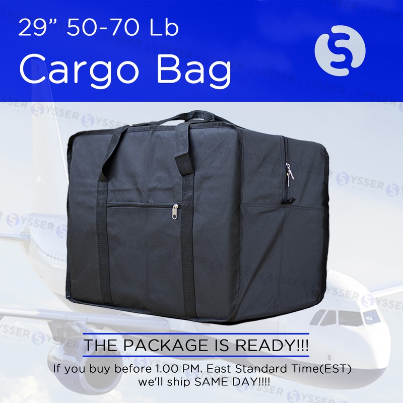 62 INCH 50 – 70 Lb BLACK DUFFEL BAG TRAVEL LUGGAGE SUITCASE BRIEFCASE TOTE BAG