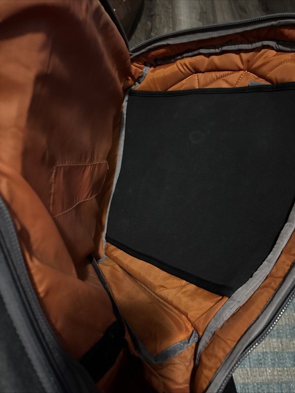 ebags Gray Travel Backpack Adjustable Straps Compartments 20” gallery