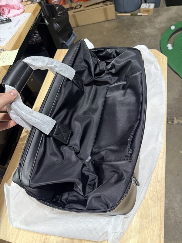 NOBL Weekender Bag Jet Black Duffel Travel Overnight Carry-On New gallery