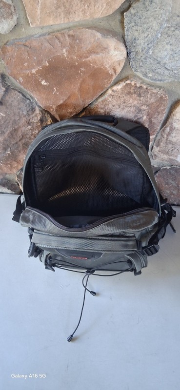 TUMI T2 Backpack Excursion Carry On Travel Bag Ballistic Olive Green Black#6788 gallery