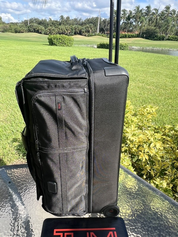 Tumi Alpha 2 Large 2 Wheeled Rolling Split Duffel Bag Used Once $1295 gallery