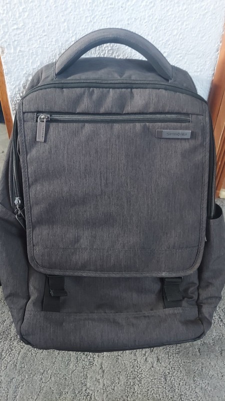 Samsonite grey Backpack Adjustable Straps Multiple Compartments Unisex