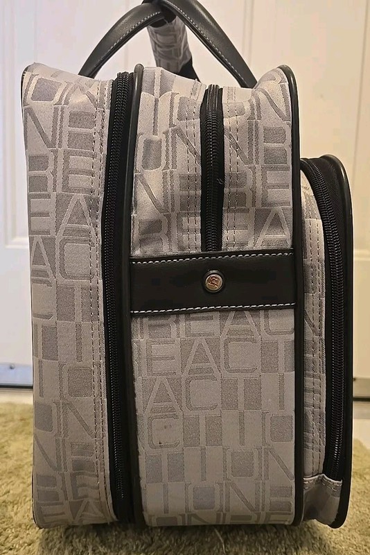 Kenneth Cole Reaction Rolling Carry-on Business Travel Attache Briefcase Bag Gry gallery