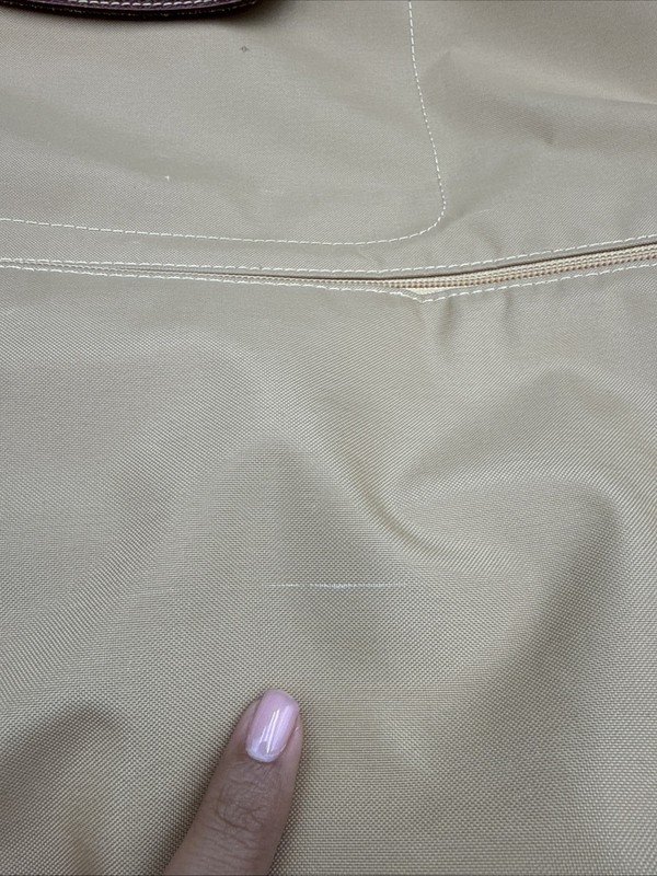 Long Champ Expandable Duffle Bag Tan Color gallery