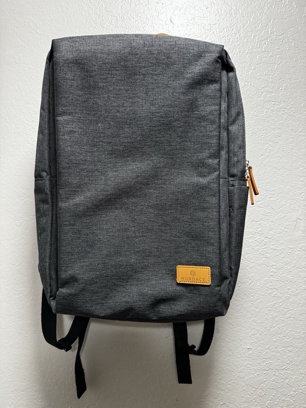 NORDACE Smart Backpack Gray USB Charging Port Laptop Travel. Good Condition