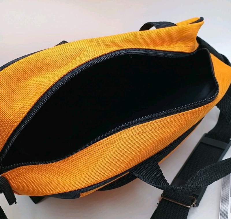 U.S. Traveler Carry On Shoulder Bag Orange Personal Item Adjustable Strap New gallery