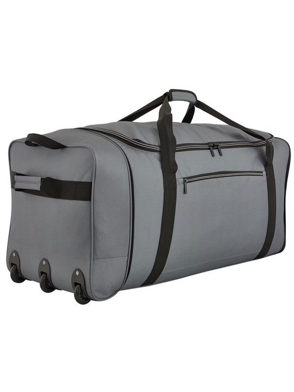 Protégé Navigation 36" Jumbo Tri-Fold Collapsible Rolling Locker Duffel Gray gallery
