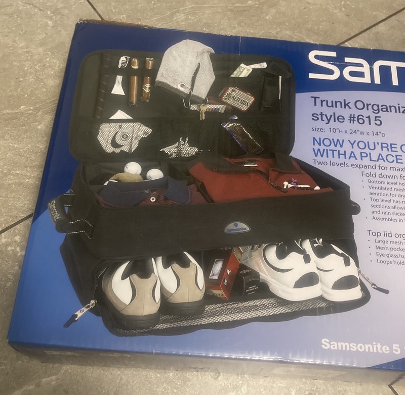 Samsonite Trunk Golf Organizer/Locker Style #615 Brand New In Box gallery