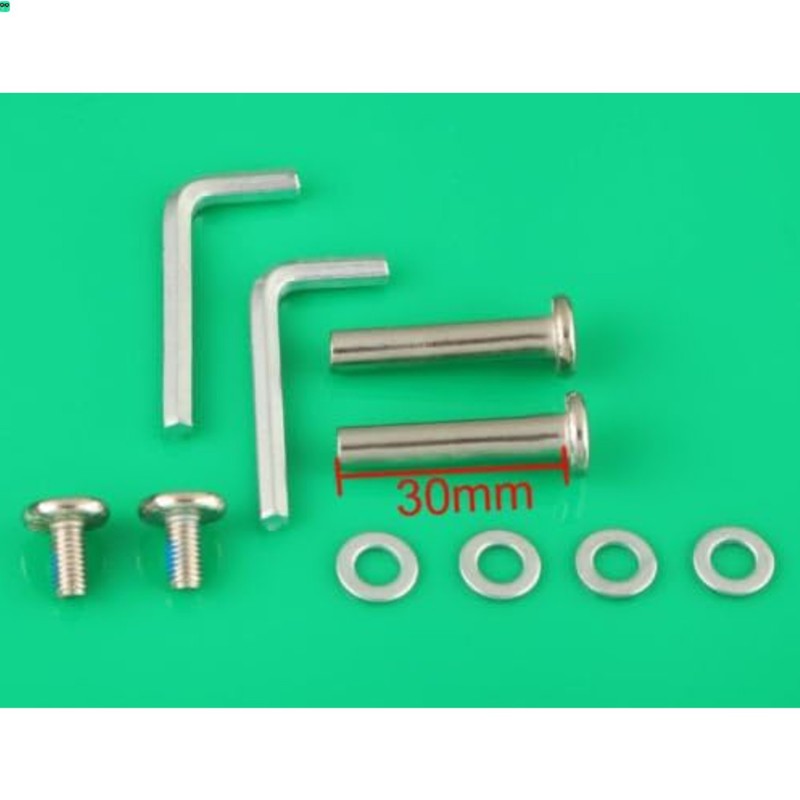 Comprehensive Suitcase Wheel Replacement Set - 2 Wheels, Axles & Tools Included
