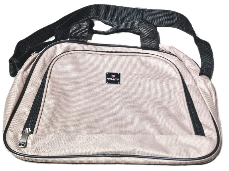 TAG HEUER-Blush Poly Canvas/Nylon, Legacy Carry On/Shoulder Travel Bag