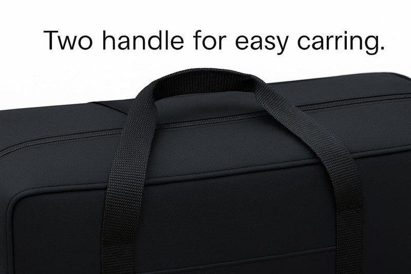Extra Large Foldable Duffel Bag for Travel – Heavy-Duty Cargo Bag with Zipper... gallery