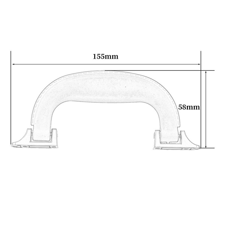 1Pc Suitcase Luggage Backpack Box Pull Handle Grip Plastic+Metal 155mm 4 Color gallery