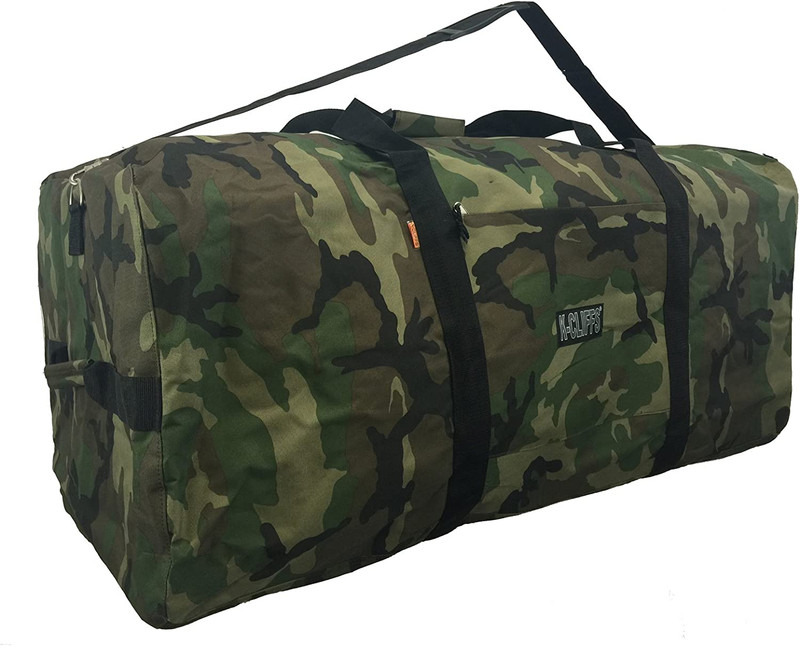 K-Cliffs Heavy Duty Cargo Duffel Large Sport Gear Equipment Travel Bag Rooftop gallery