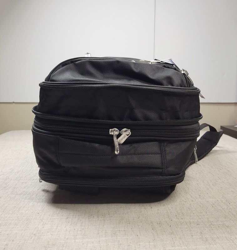 Ebags Mother Lode EVD Backpack Solid Black Expandable Travel Bag Fits 14' Laptop gallery
