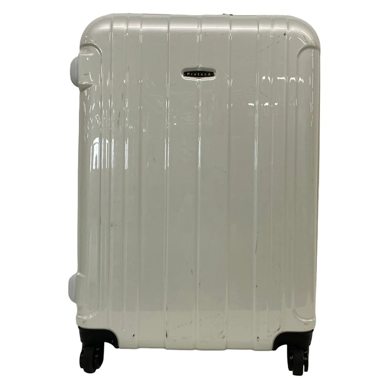 ProtecA White Polycarbonate Suitcase