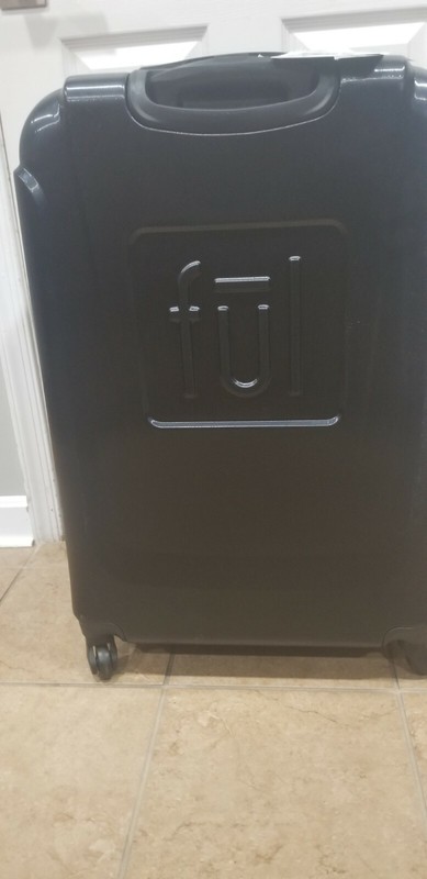 FUL Disney Mickey Mouse Textured 3pc Hardside Spinner Luggage Set - Black gallery