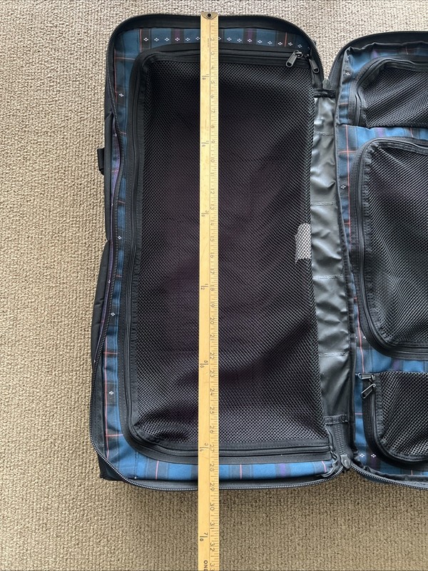 Dakine Split Roller 65L Rolling Duffle Rare Designer Plaid Print Season W16 gallery