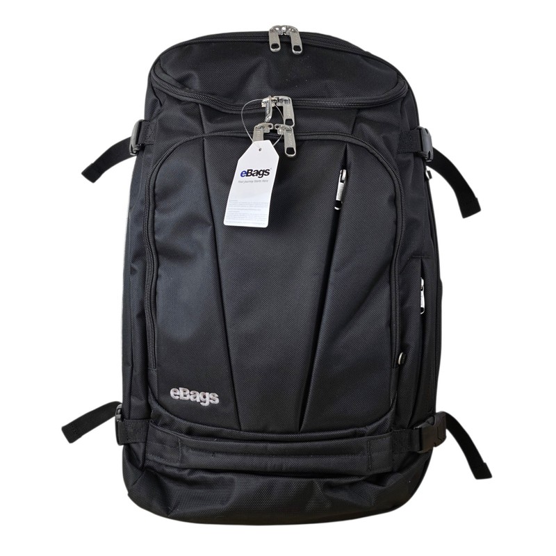 eBags Mother Lode Weekender Convertible Travel Carry On Daypack Backpack Black