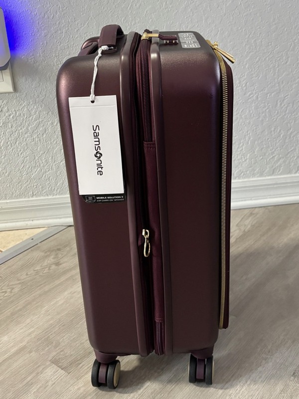 Samsonite Mobile Solution 2 Expandable 20" Carry-On Spinner Color: Merlot gallery