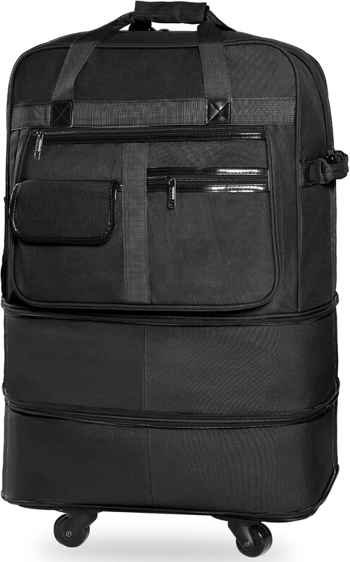 Lightweight Expandable Foldable Luggage Collapsible Suitcase for Men Women Roll