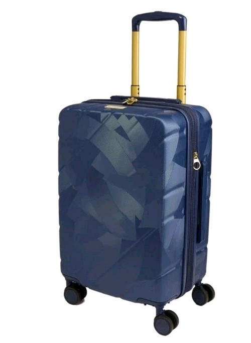 Samantha Brown 22″ Hardside Carry-On-Metallic Blue-NWT