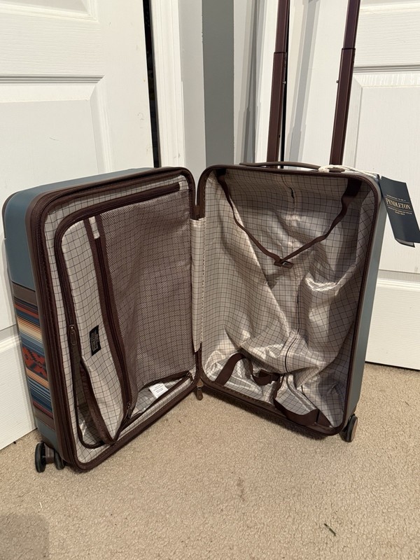 Pendleton Multi Color Aztek Luggage Set Carry On Spinner & Weekend Satchel-NWT gallery