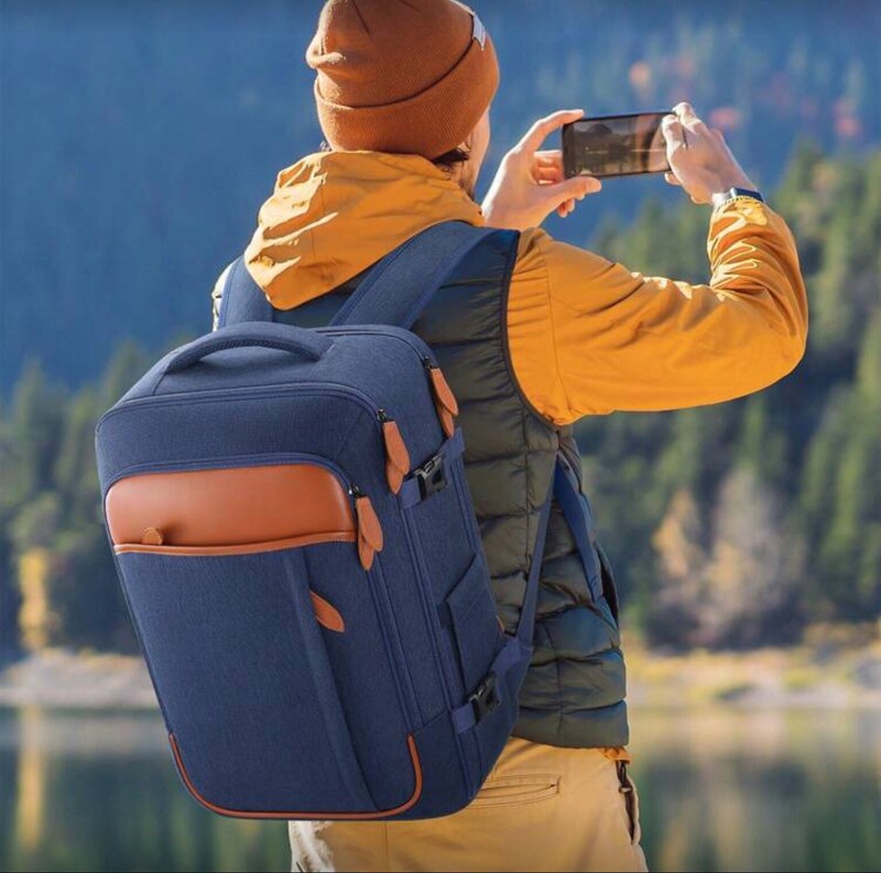17-Inch Travel Laptop Backpack with Packing Cubes gallery