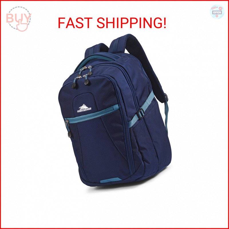 High Sierra Travel Bag, Navy/Graphite Blue, Backpack