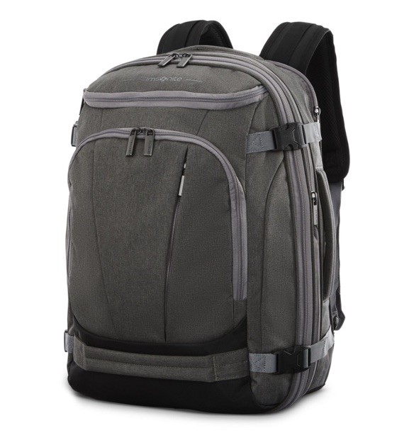 Samsonite Mother Lode Jr Backpack Heathered Graphite Travel Backpack 154256-D636