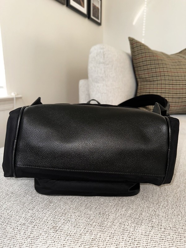 BURBERRY Marco Logo Backpack Printed Logo Backpack Black Nylon gallery