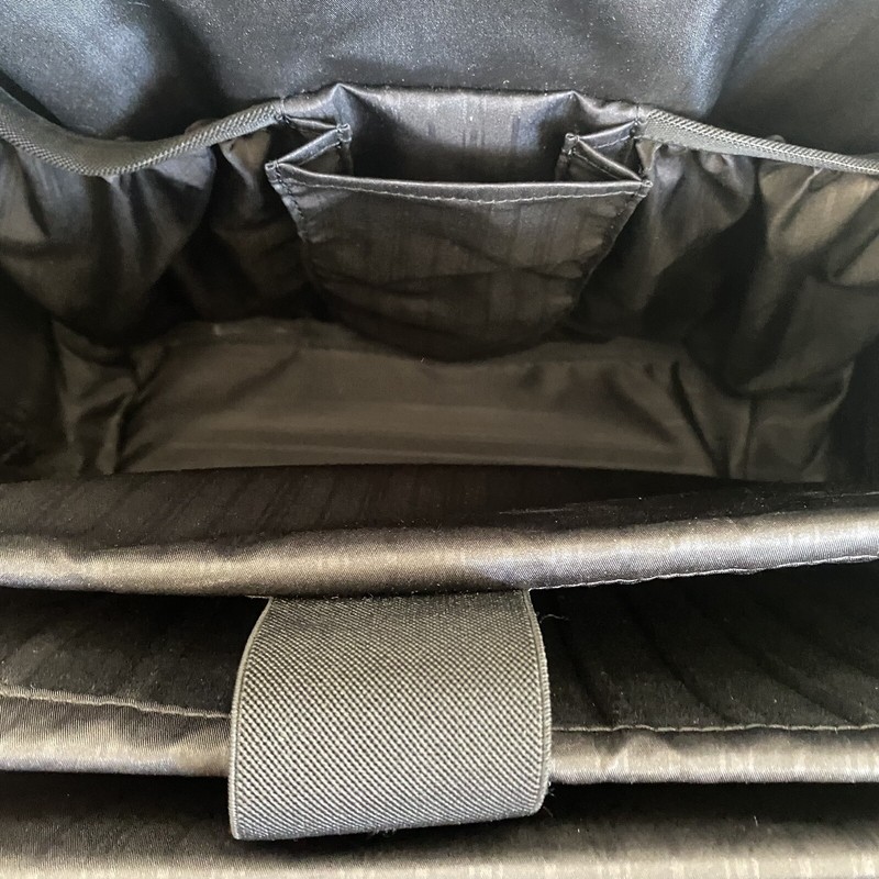 TUMI ALPHA DELUXE BLACK COMPACT ROLLING CARRY ON BRIEF 26123DH gallery