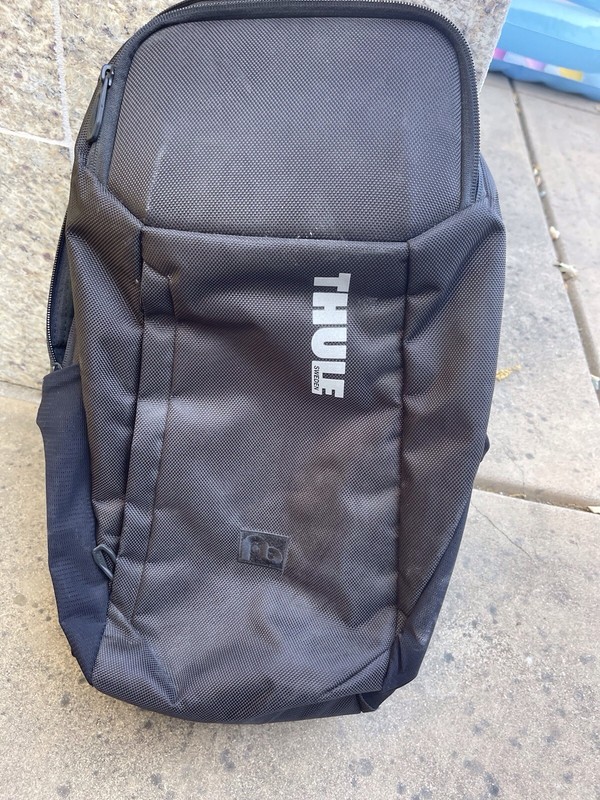 Thule Backpack with Accessory Holder Black Travel Hiking Camping Outdoor gallery