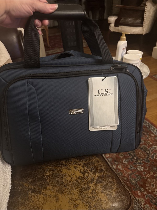 US Traveler Rio Expandable Luggage Set – Royal Blue