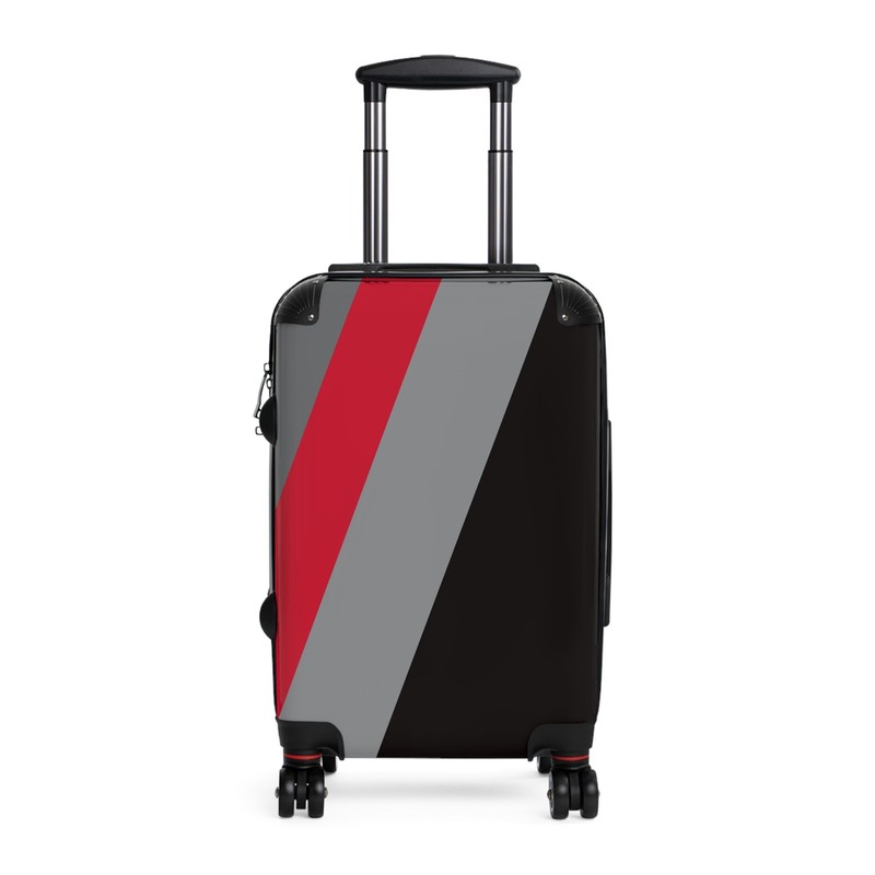 Audi Racing-inspired Livery-print Wheeled Roller Suitcase (Small, Medium, Large)