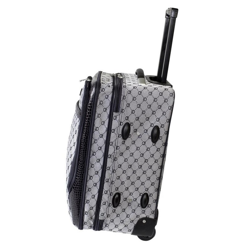 Pemberly Row Traditional Polyester 4-Piece Luggage Set in Navy gallery