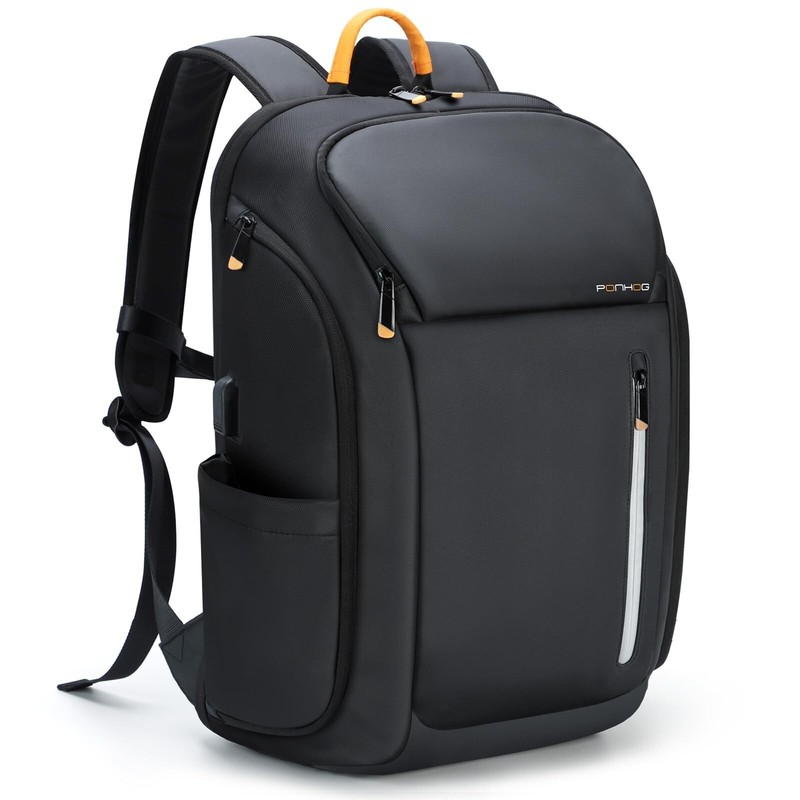 17 Inch Laptop Backpack for Men, Business Travel Anti-Theft Backpack with USB...