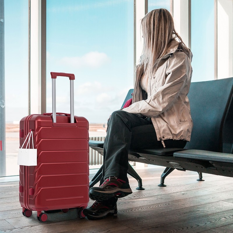 3-Piece Expandable Luggage Set (20/24/28) with TSA Lock & Spinner Wheels gallery