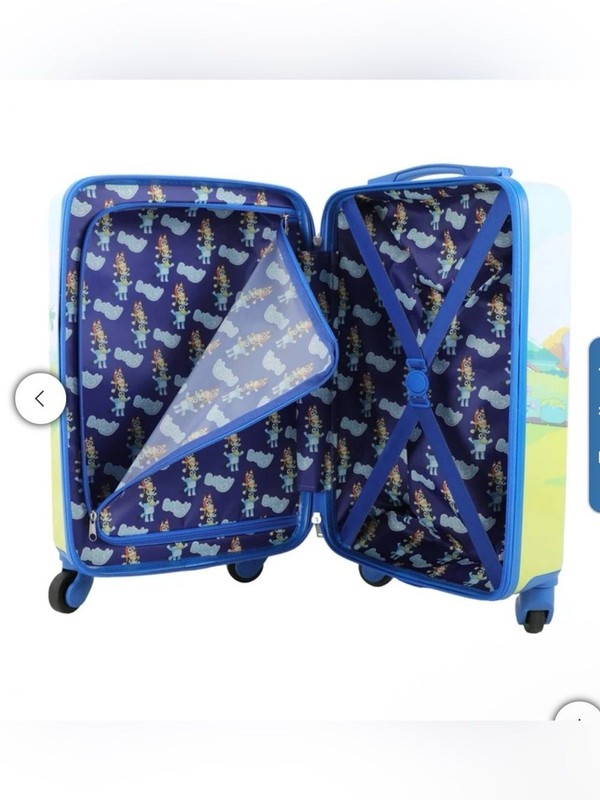BLUEY LUGGAGE SET 2 PIECE SET WITH LUGGAGE TAG CARRY ON AND BACKPACK NEW gallery