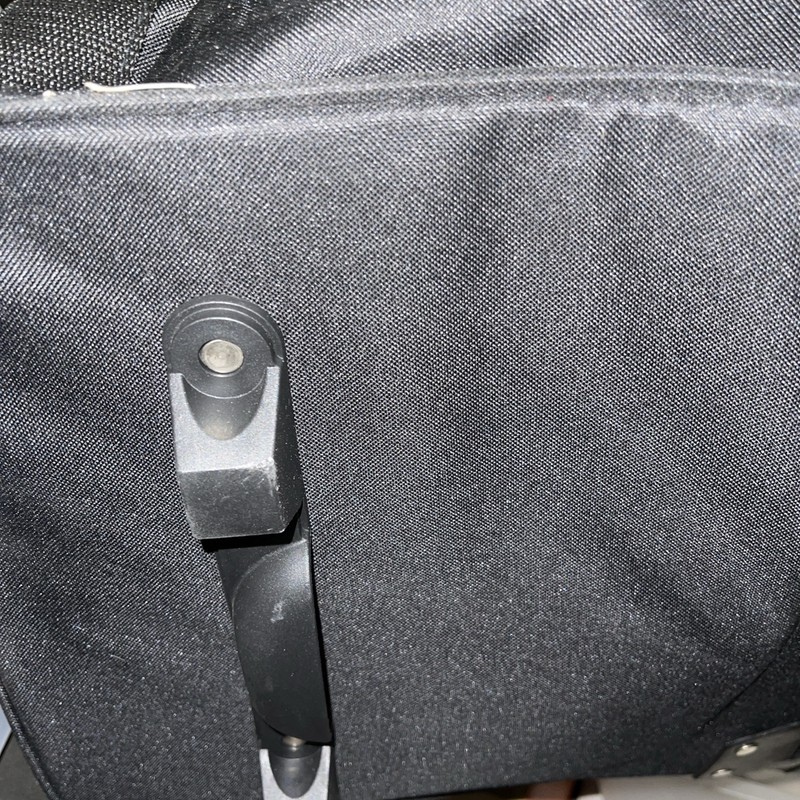 Dejuno 36-Inch Rolling Duffle Bag - Red/black. Push Button Trolley System gallery