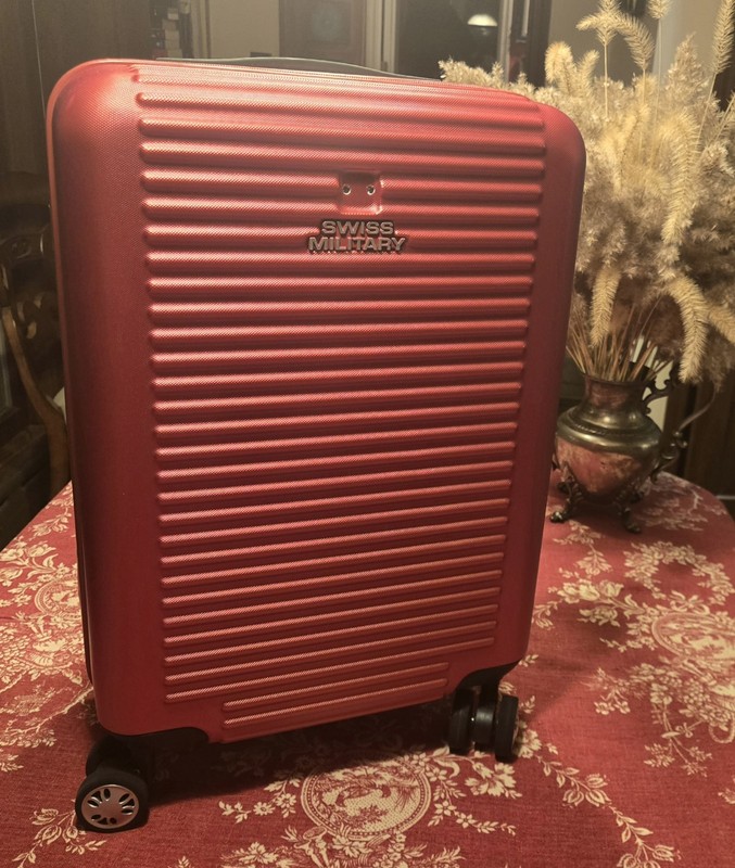 Swiss Military Carry-On Spinner In Red – NEW