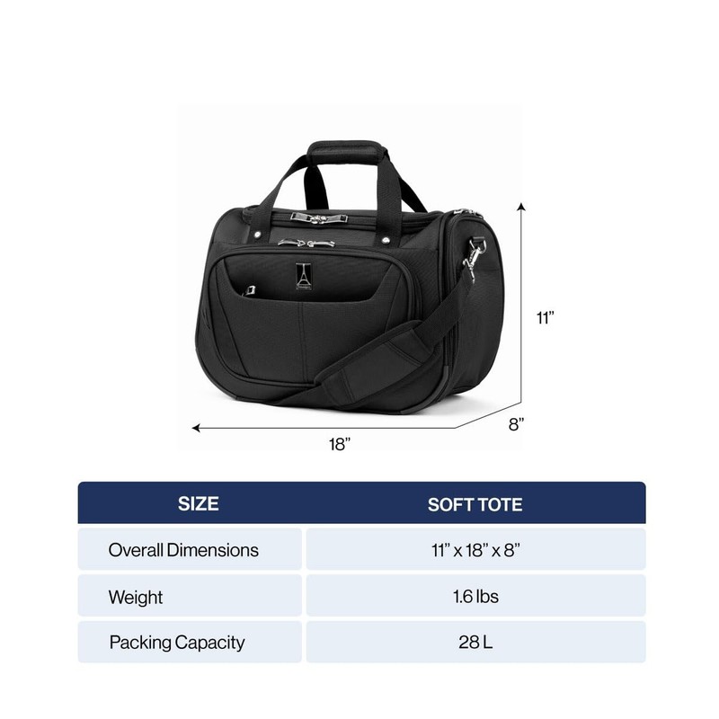 Travelpro Maxlite 5 Softside Lightweight Underseat Carry-On Travel Tote, Over... gallery