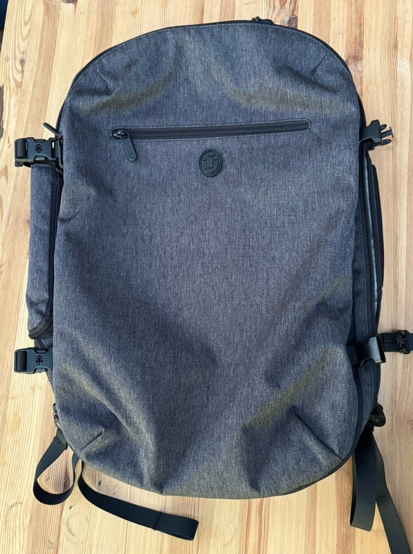 Tortuga backpacks Setout Laptop Backpack Grey Chest Strap Clam Shell