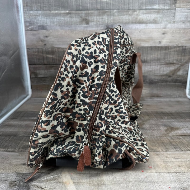 Global Tour Rolling Weekend Duffle Travel Bag Leopard Print Pattern gallery