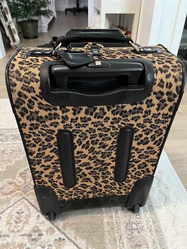 Leopard Cheetah Pattern Victoria Secret animal print carry on luggage gallery