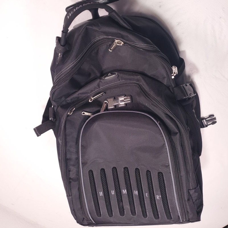 Hummer H2 Rolling Backpack GM General Motors Travel 2 Wheel Off Road Extendable