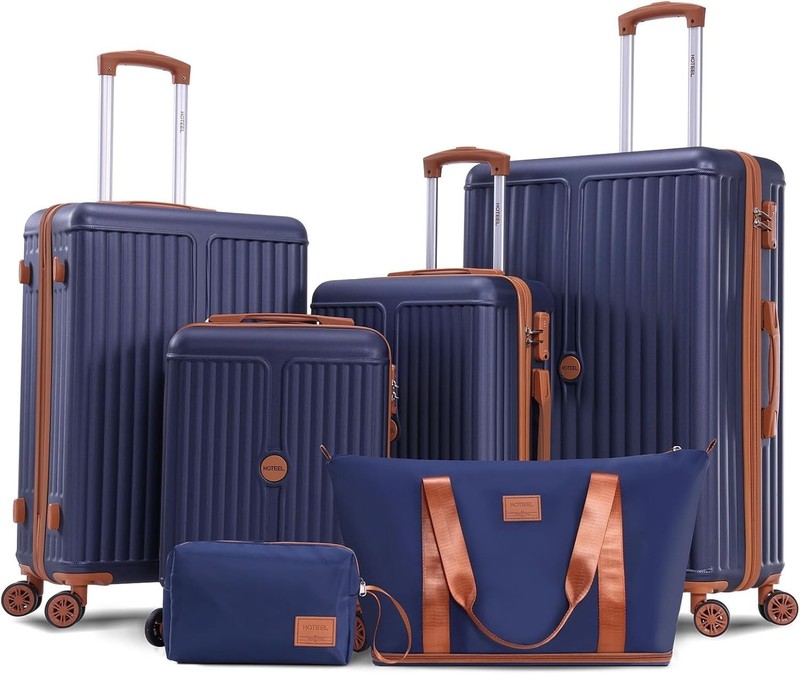 3/6 Piece Luggage Set ABS+PC Hardshell Carry on Suitcase w/ Spinner Wheels&TSA~ gallery