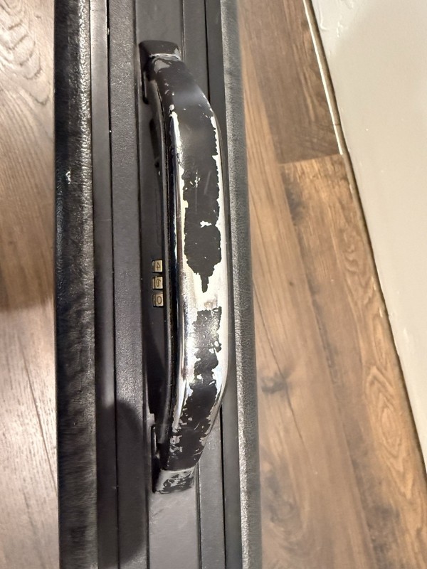 Vintage Samsonite Briefcase Hard Shell Attache Case Combo Lock Black 1980s gallery