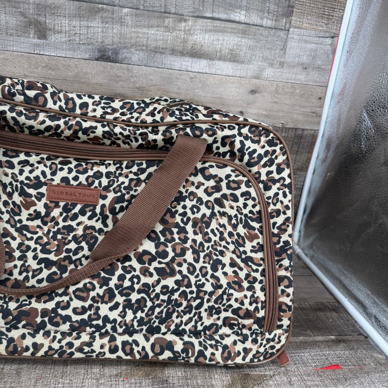 Global Tour Rolling Weekend Duffle Travel Bag Leopard Print Pattern gallery