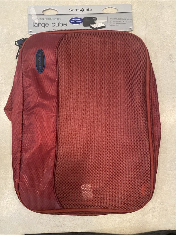LOT OF 6 Samsonite Mini Hanging Toiletry Packing Shoe Laundry Organizer Travel gallery