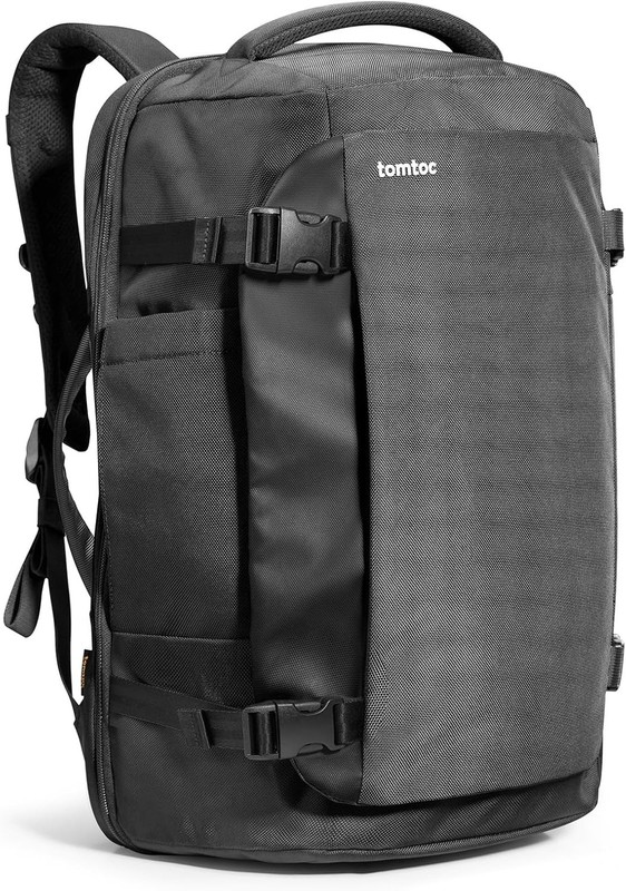 tomtoc Travel Backpack 40L, TSA Friendly Flight Approved Carry-on Luggage Hand